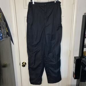 The Weather Co. ~ Rain/Ski/Snow Black Pants ~ Waterproof Mens XL Mesh Lined
